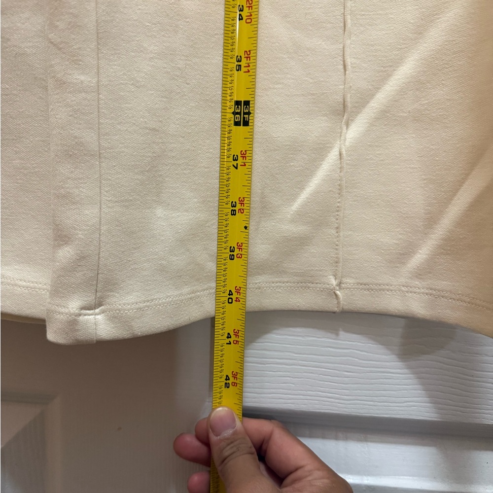 Cream Wide-Leg Pants - Picture 5 of 7